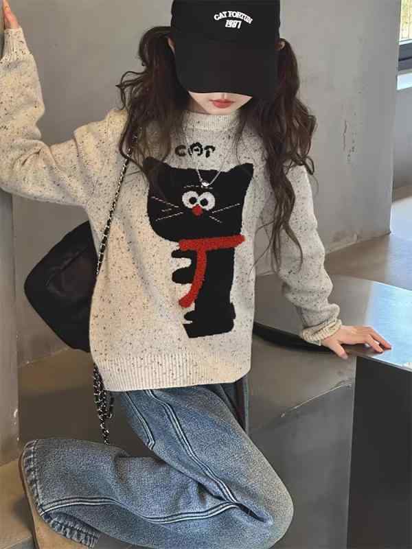 ニット・セーター ガールズ 子供服 トップス 長袖 プルオーバー 秋冬 120cm 130cm 140cm 150cm 160cm 170cm
