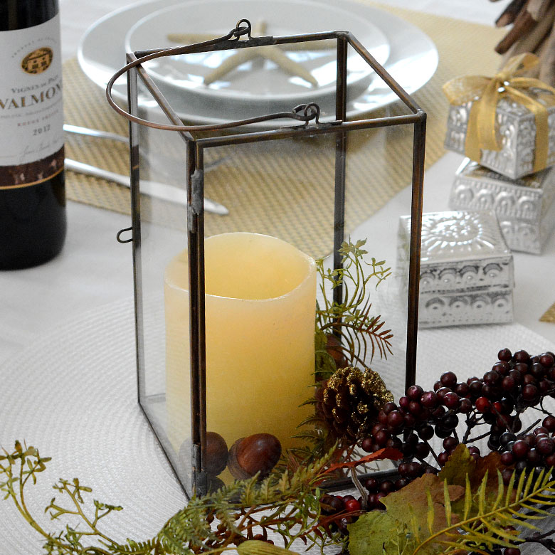 シャビーシックなキャンドルランタン　インテリア飾り　ガーデングッズ　送料込み シャビーシックなキャンドルランタン インテリア飾り ガーデン