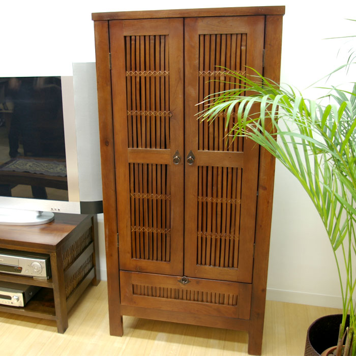 Asian wives tubes Asian bamboo wood cabinet