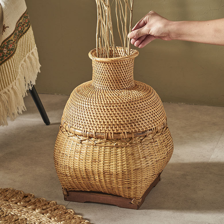 江戸時代　竹かご　バンブーバスケット　竹籠　アジアン雑貨　和風アンティーク レア 江戸時代 竹かご バンブーバスケット 竹籠 アジアン雑貨 和風