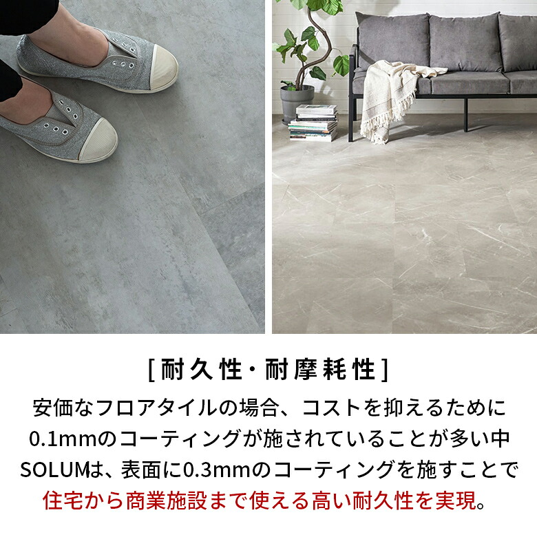 フロアタイル 置くだけ 6畳 大理石 調 9〜54枚 賃貸 床材 フローリング 