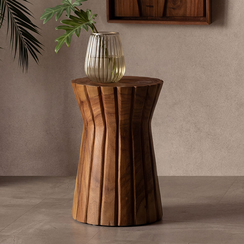 楽天市場】ウッド スツール 木製 おしゃれ 椅子 玄関 無垢材 サイド