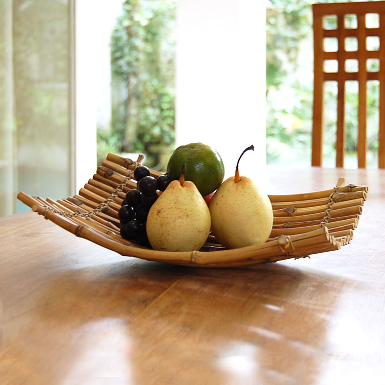 楽天市場 バンブーラティスの果物かご Sサイズ 8131 バリ 雑貨 アジア雑貨 アジアン雑貨 新生活 バリ島のアジアンフルーツ バスケット アジア工房