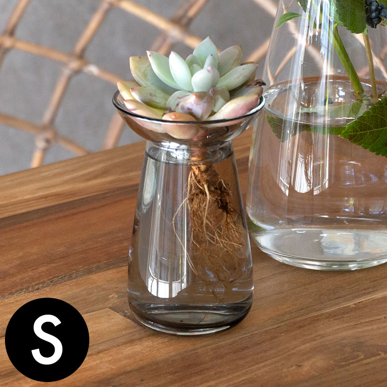 楽天市場 フラワーベース 一輪挿し ガラス クリア グレー 直径 8cm 高さ 13cm 0ml 花瓶 ラウンド 水耕栽培 水栽培 ハイドロポニック おしゃれ お手入れ簡単 2パーツ 透明 灰色 ヒヤシンス サボテン 球根 多肉植物 栽培 Kinto アジア工房