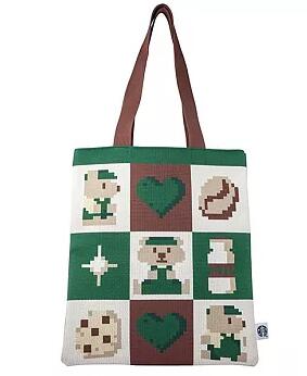 台湾スターバックス/ ベアゲームバッグ 台湾版　スタバ台湾 限定 スターバックスコーヒー STARBUCKS 星巴克 ビッグトート ピンク おしゃれ トートバッグ ショルダーバッグ 肩掛け かわいい クマ 熊 くま
