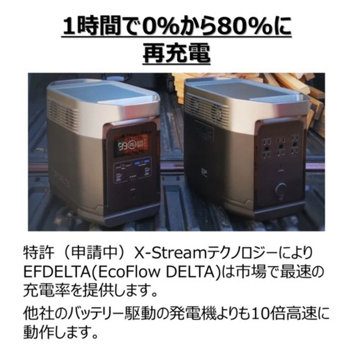 最大72%OFFクーポン EcoFlow エコフロー ポータブル電源 EFDELTA1300