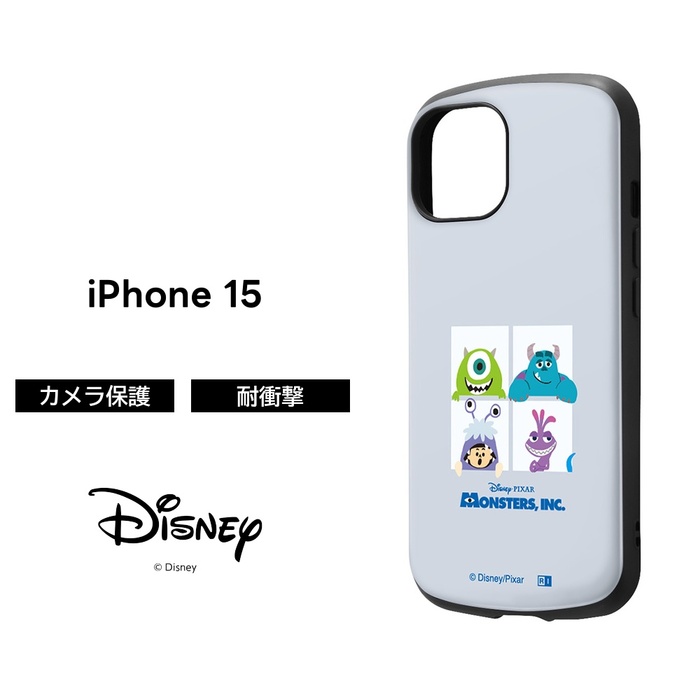 楽天市場】iPhone15 クリアハイブリッドケース Pixar モンスターズ