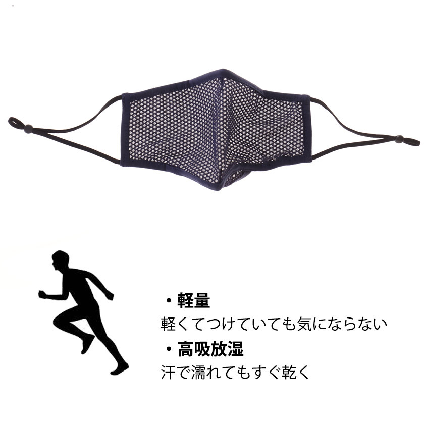 楽天市場 布マスク スポーツメッシュ 息がしやすい 呼吸がしやすい 息苦しくない スポーツ マスク嫌い オフィス 勉強 電話業務 男女兼用 通勤 通学 耳が痛くなりにくい アジャスター 耳紐調節 大人用 洗える 耳が痛くない マスク 洗濯可能 軽量 速乾 Asian Closet