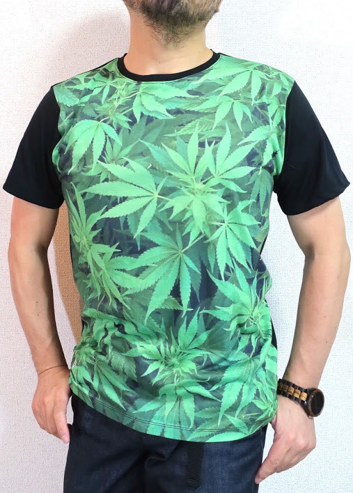 【楽天市場】マリファナTシャツ★大麻、ガンジャ、葉っぱ系【サイズ：M 、小さめL 、L】【5000円以上で】送料無料 Tシャツ メンズ 半袖