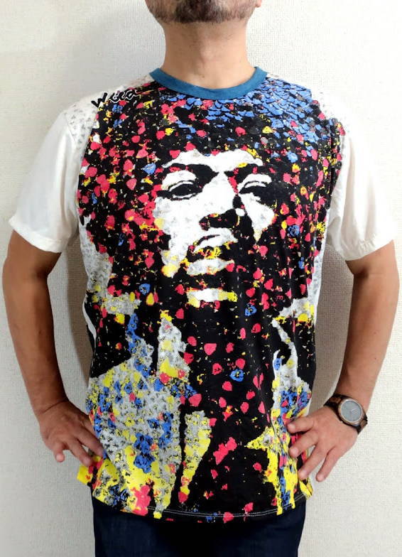 【ジミ・ヘンドリックス】Tシャツ① Lサイズ ジミ・ヘンドリックス Jimi Hendrix バンド ロック Tシャツ