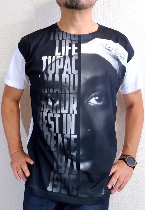 楽天市場】Hip hop トゥーパックのTシャツ 2pac Tshirt【サイズ：M 、L 