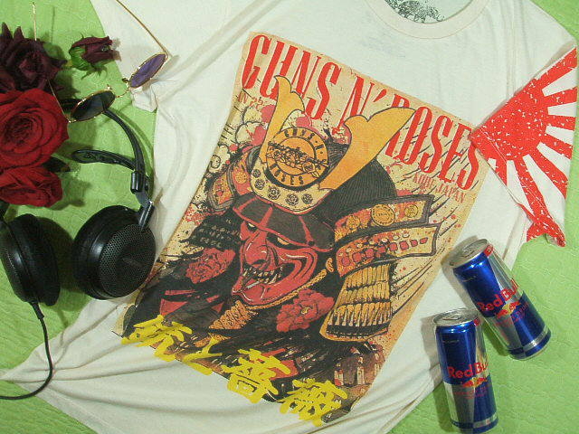 楽天市場 ガンズアンドローゼズｔシャツ 完売しました ３９８０円以上で 送料無料 ｔシャツ メンズ 半袖 ハードロック 武者武士漢字ｔシャツ ガンズアンドローゼズtシャツ 銃と薔薇ｔシャツ バンドｔシャツ ラッピング無料 旅々ｔシャツ屋アジアンラティーノ