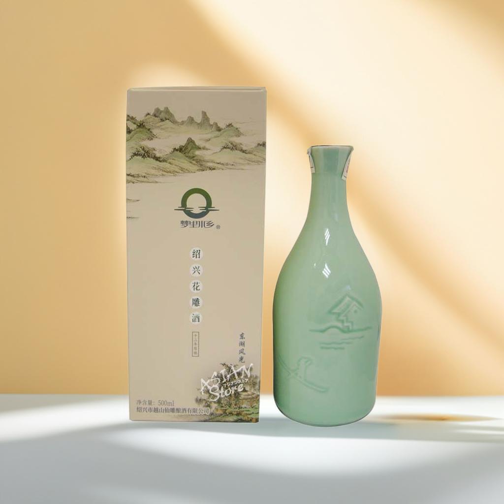 楽天市場】【常温便】【紹興酒】梦里水郷花彫紹興黄酒十年陳醸178ml/15