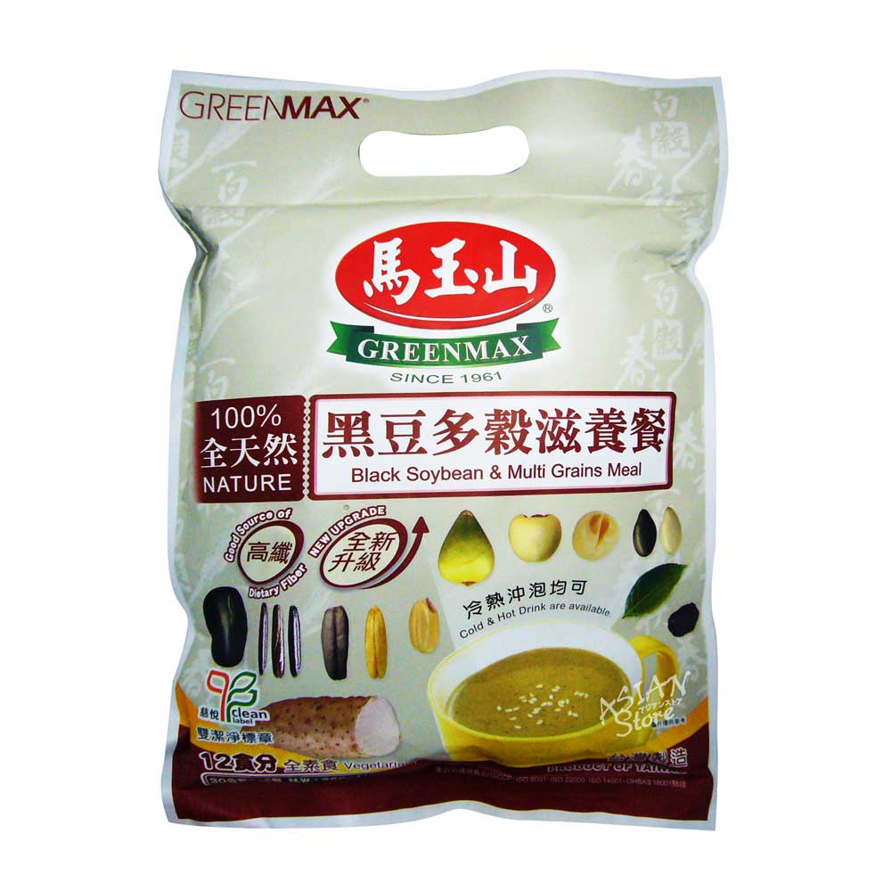 インスタント黒豆栄養スープ 馬玉山黒豆多穀滋養餐(30g*12入)
