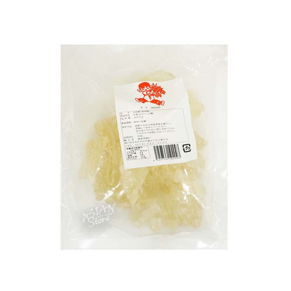 【常温便】氷砂糖/中国産黄氷糖390ｇ（原状）【4524733192093】