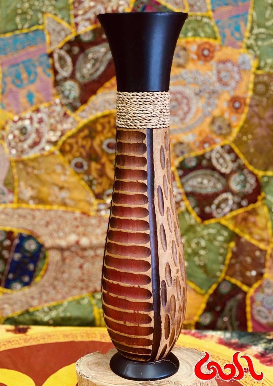 楽天市場 Outlet マンゴーウッド 花瓶 鉢 木彫り 1点モノ ハンドメイド おしゃれ 一輪挿し ドライフラワー 造花 インテリア エスニック アジアン雑貨 ゴアgoa 0 Goa ゴア