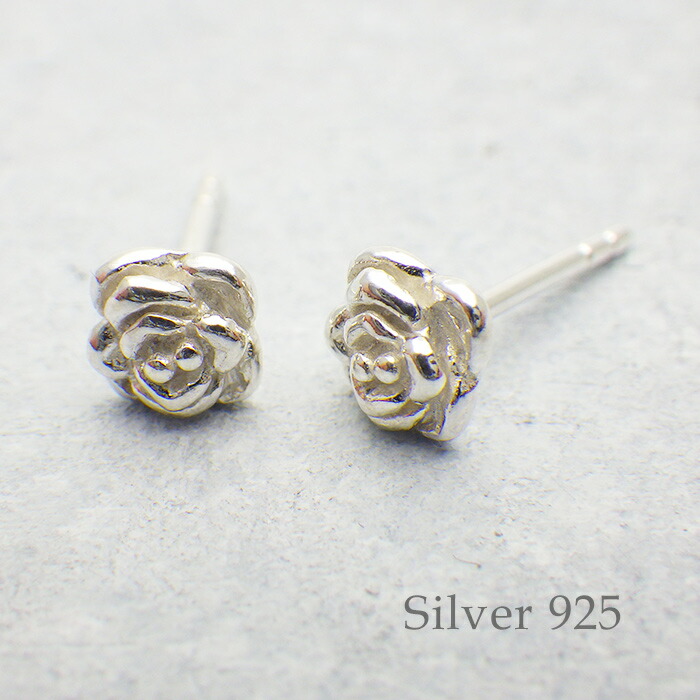 楽天市場】薔薇 バラ シルバー ピアス 1P 片耳用 レディース 楽天市場】薔薇 バラ シルバー ピアス 1P 片耳用 レディース