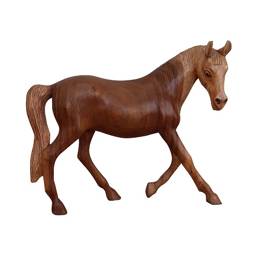 馬の木彫り 木製 オブジェ 飾りつけ 馬の飾りつけ 馬の飾りつけ 木彫り刻みつける うま 馬匹 【北海道・沖縄県送りとどける不可】 010845