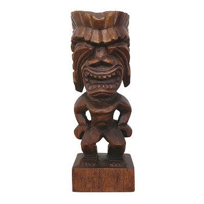 楽天市場】ティキの木彫り TIKI KU 40cm 木製スワール無垢材