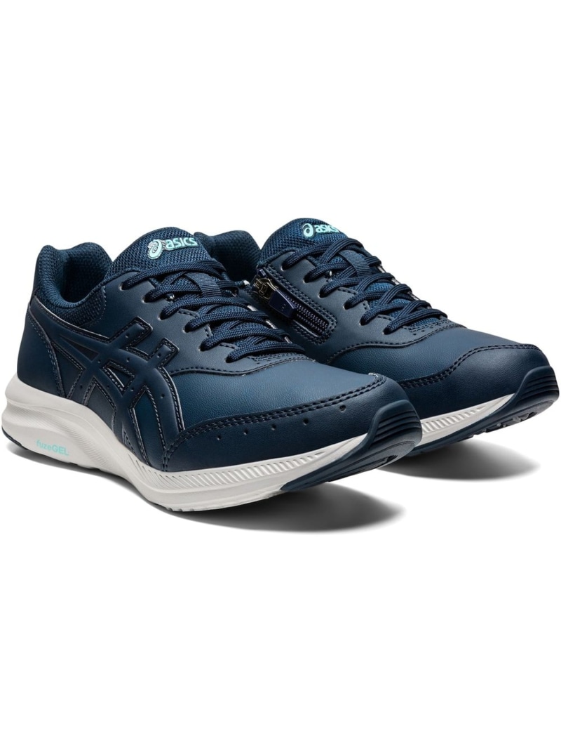 ゲルファンウォーカー レディース 3E好いかげんに ASICS WALKING WELLNESS WALKER アシックスウォーキング シューズ・靴 スニーカー 青碧【貨物輸送無料】[ Fashion]