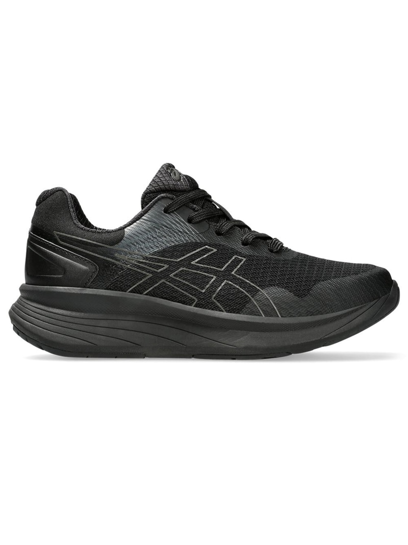 ニーズアップ レディース 4E相当 LIFE WALKER アシックスウォーキング シューズ・靴 スニーカー ブラック【送料無料】[ Fashion]