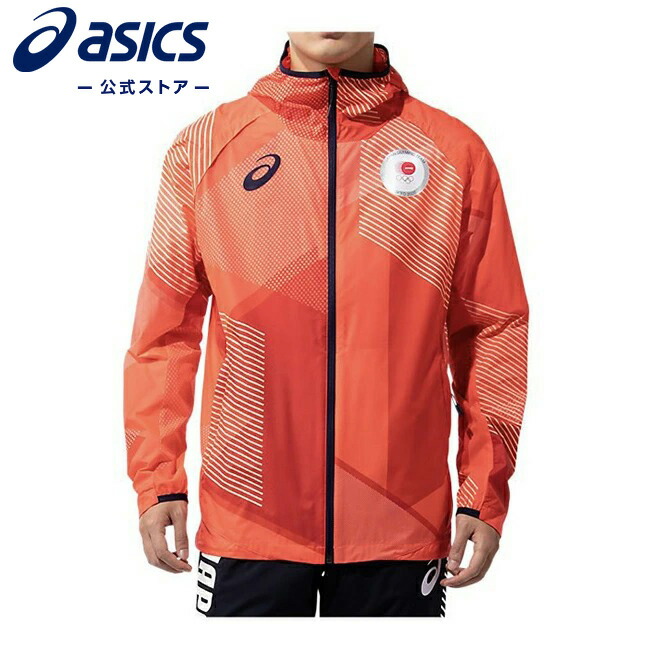 Wind Jacket（JOC EMBLEM）Sunrise Red 2033a466 600アシックス