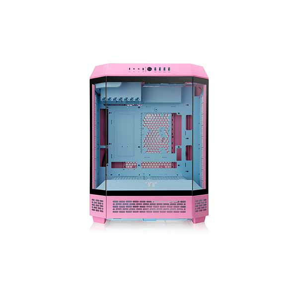 Thermaltake The Tower 600 Bubble Pink 3面強化ガラスパネル採用 八角柱スタイル ミドルタワー ATX PCケース ピンク｜CA-1Z1-00MAWN-00