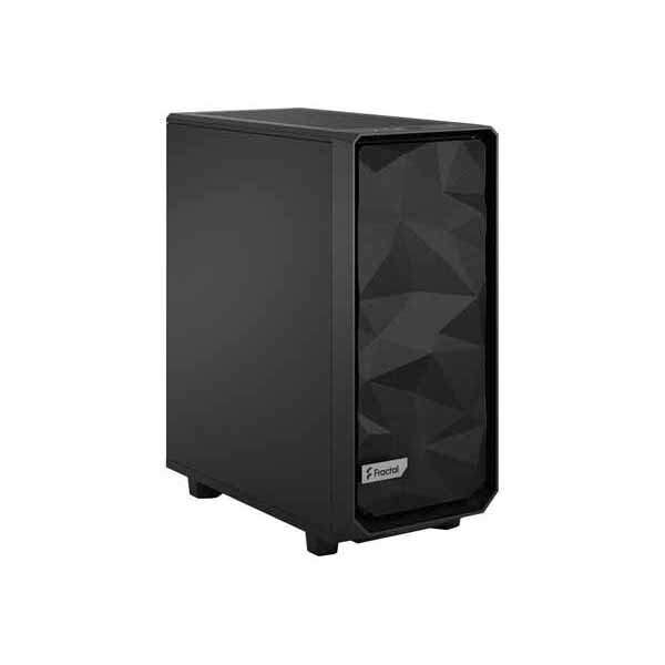Fractal Design Meshify 2 Compact Black Solid 角形メッシュフロントデザインのミドルタワー型PCケース｜FD-C-MES2C-01