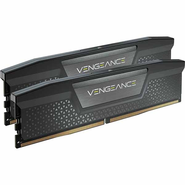 Corsair VENGEANCE 32GB(16GBx2) DDR5 6000MHz(PC5-48000) UDIMM 38-44-44-96 XMP 3.0 Black 1.35V｜CMK32GX5M2B6000C38
