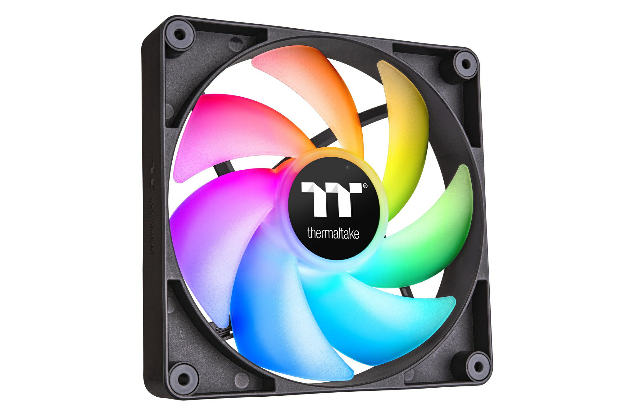Thermaltake CT120 ARGB Sync PC Cooling Fan 2 Pack 120mmファン ブラック｜CL-F149-PL12SW-A