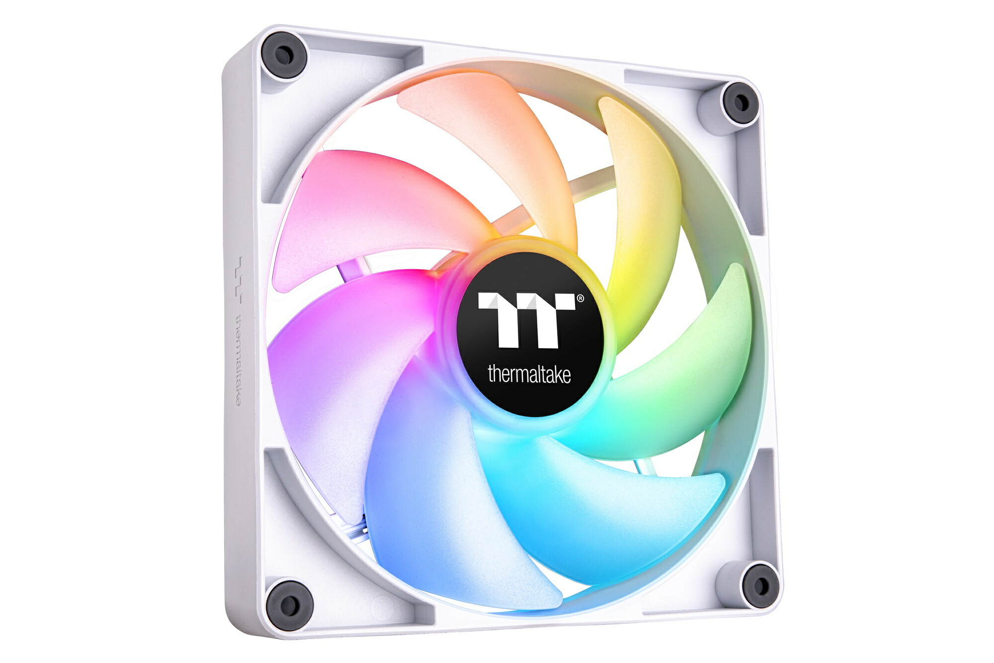 Thermaltake CT140 ARGB Sync PC Cooling Fan White 2 Pack 140mmファン ホワイト｜CL-F154-PL14SW-A