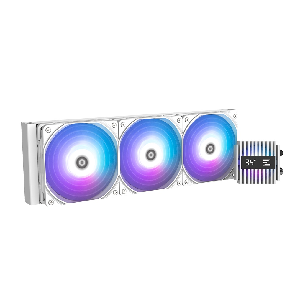 ZALMAN ALPHA2 A36 White ポンプキャップにCPU温度表示機能搭載 水冷一体型CPUクーラー ホワイト 3x120mm|ALPHA2 A36 White|ASKダイレクト