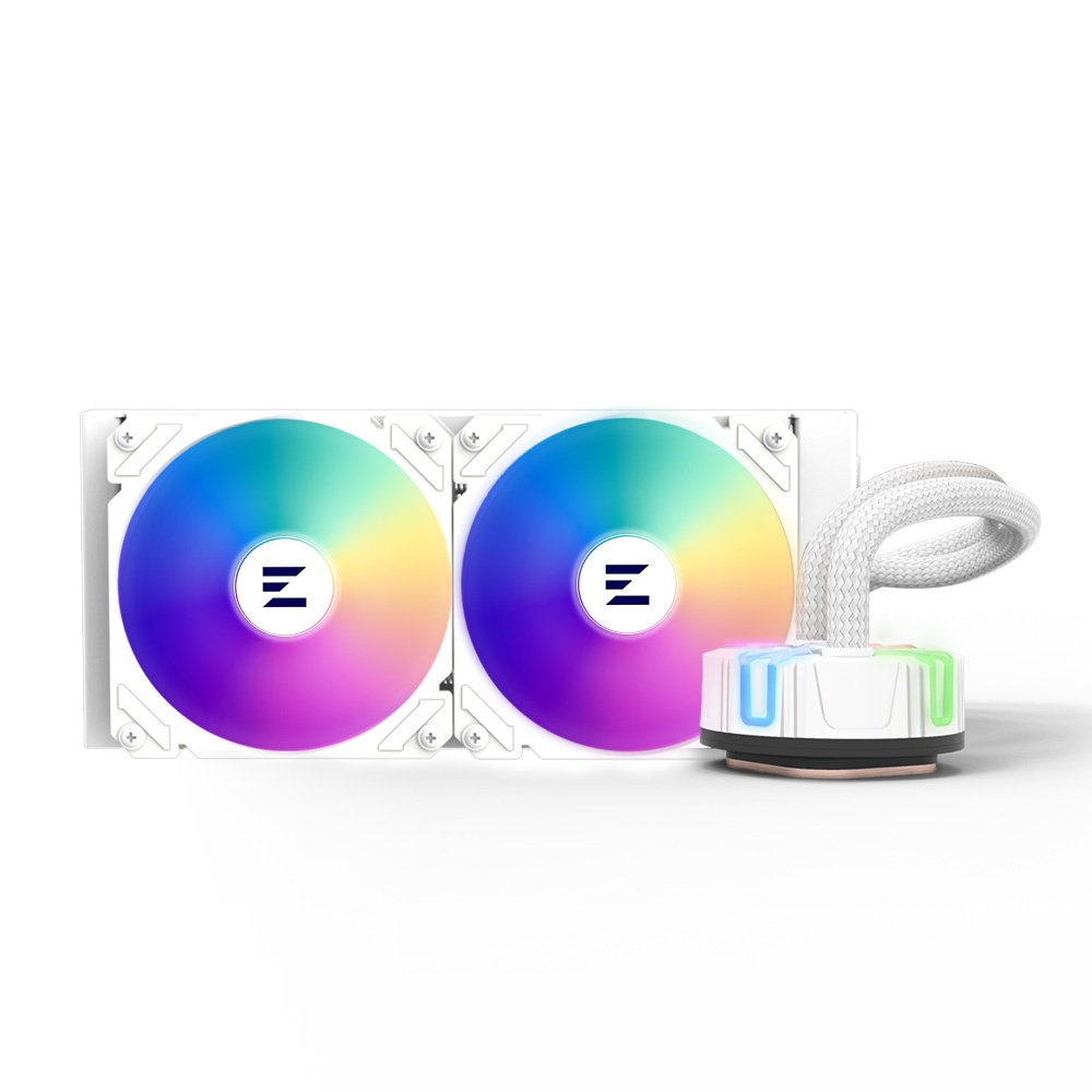 ZALMAN Reserator5 Z24 ARGB White 120mmファン×2 水冷一体型CPUクーラー ホワイト｜Reserator5 Z24 ARGB White