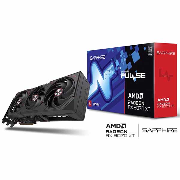 Sapphire PULSE Radeon RX 9070 XT GAMING 16GB GDDR6 グラフィックボード｜PULSERX9070XT16GB/11348-03-20G
