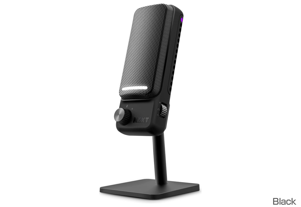 NZXT CAPSULE ELITE WIRED USB MICROPHONE - BLACK コンデンサーマイク ブラック｜AP-PUMIC-B1