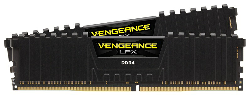Corsair 32GB(16GBx2) DDR4 3200MHz (PC4-25600) 16-20-20-38 288 DIMM Unbuffered Vengeance LPX Black 1.35V XMP2.0｜CMK32GX4M2E3200C16｜ASKダイレクト