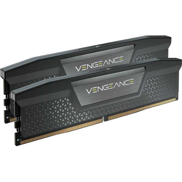 Corsair VENGEANCE 48GB(24GBx2) DDR5 5600MHz(PC5-44800) UDIMM 40-40-40-77 XMP 3.0 Black 1.25V｜CMK48GX5M2B5600C40