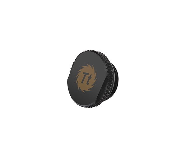 Thermaltake Pacific G1/4プラグ Oリング付 ブラックカラー Pacific G1/4 Stop Plug w/ O-Ring - Black/DIY LCS/Fitting｜CL-W035-CU00BL-A画像