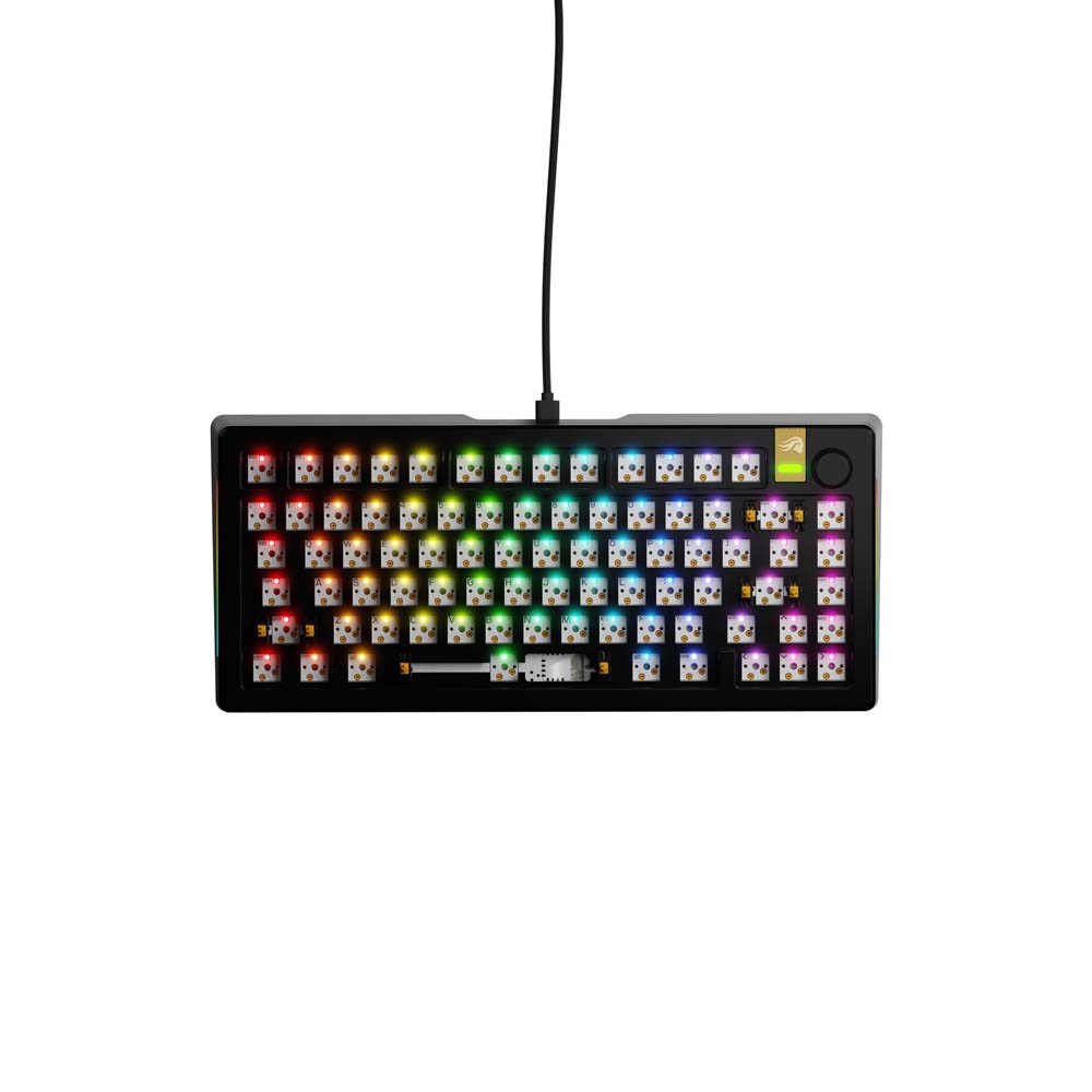 Glorious GMMK 3 PRO HE 75% Barebones Wired Black - US 75%キーボードベアボーン US配列 ブラック｜GLO-KB-GMMK3-PRO-75-BB-HE-W-BLK-US｜ASKダイレクト