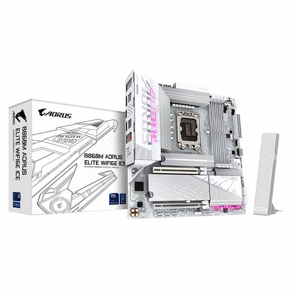 GIGABYTE B860M AORUS ELITE WIFI6E ICE Micro-ATXマザーボード|B860M A ELT WF6E ICE|ASKダイレクト