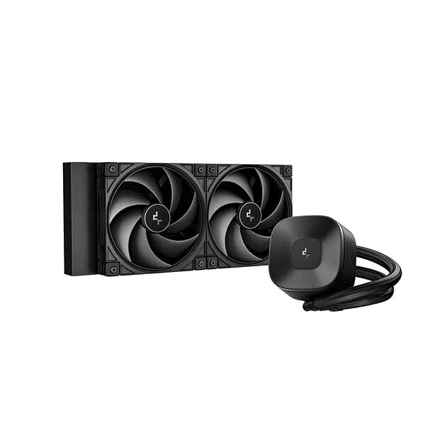 Deepcool LE240 V2 ZERO DARK フルブラック水冷クーラー｜R-LE240ZERO-BKLNMD-G-1｜ASKダイレクト