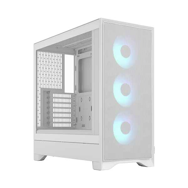 Fractal Design Pop 2 Air White TG RGB ミドルタワー型PCケース ホワイト｜FD-C-POA2A-04