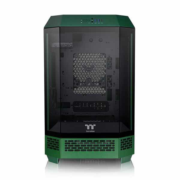 Thermaltake The Tower 300 Racing Green 八角柱 ミニタワーPCケース グリーン｜CA-1Y4-00SCWN-00