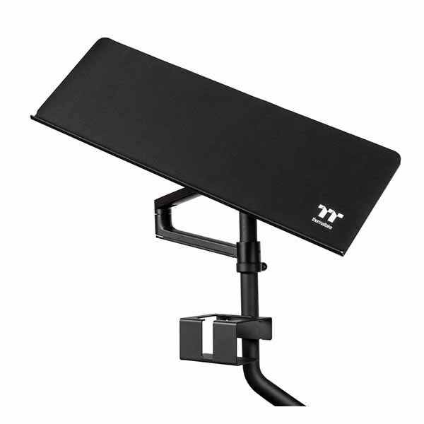 Thermaltake GSC/Accessory/Keyboard Tray/Steel+AluminumBlack/01 シミュレーター用キーボード・マウストレー ブラック｜GSC-ACC-KBASBB-01