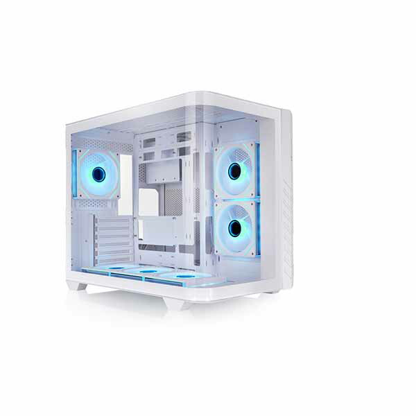 Thermaltake Vision 330 CR ARGB Snow ミドルタワー型PCケース ホワイト｜CA-11V-00M6WN-00