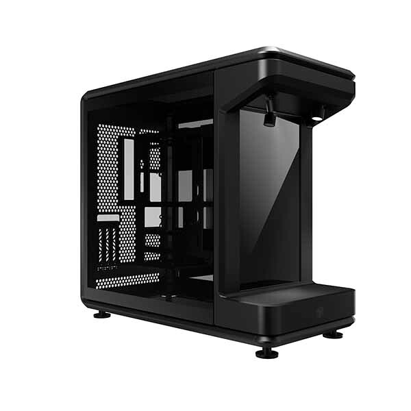 Cooler Master MasterFrame 360 Stage LCD オープンフレーム型PCケース ブラック｜MF360-KHNN-S02