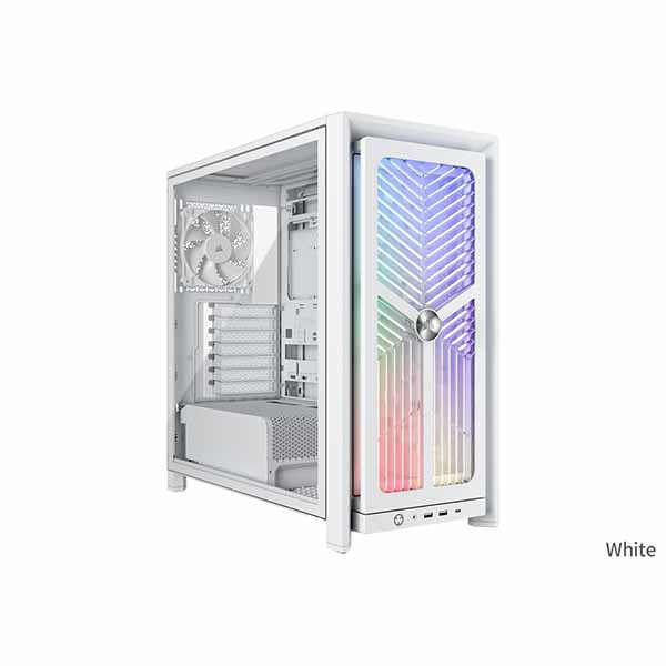 Corsair FRAME 4000X RS White ミドルタワー型PCケース ホワイト｜CC-9011303-WW