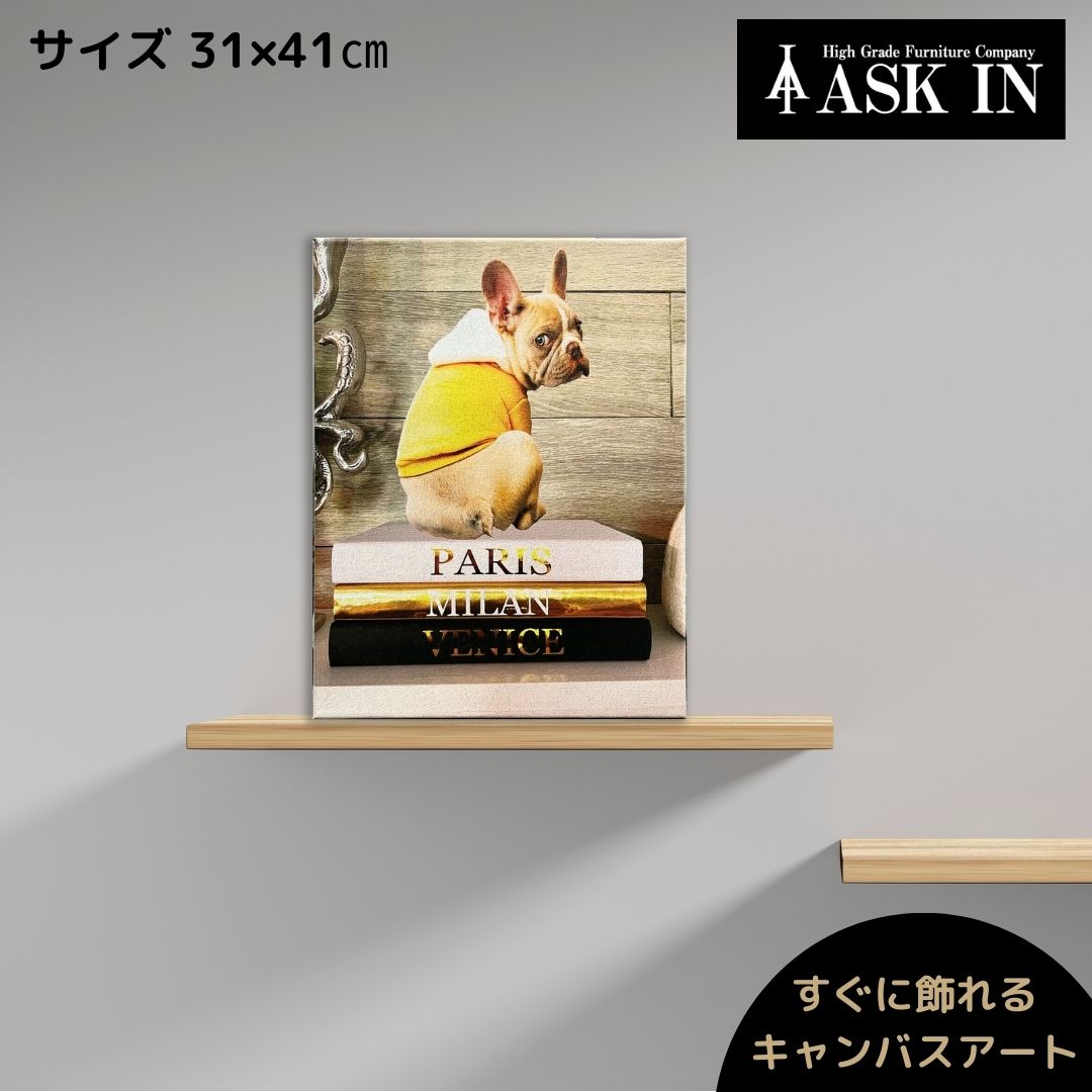 キャンバスアート オマージュアート バラ ヒール フレーム無 30×39cm