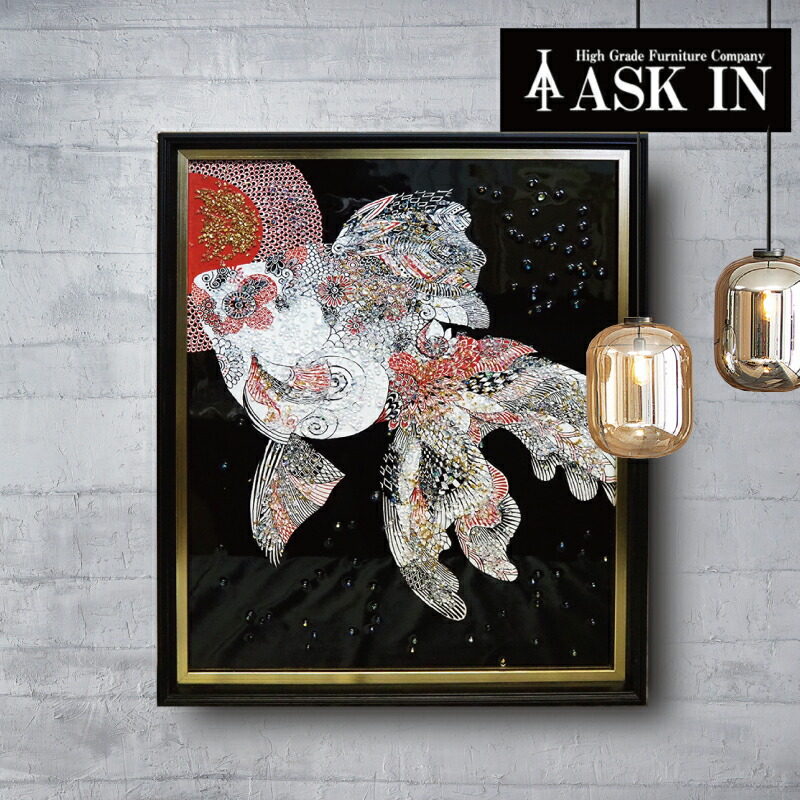 楽天市場】クリスタルアート ピンコ440 アートパネル 43x53cm