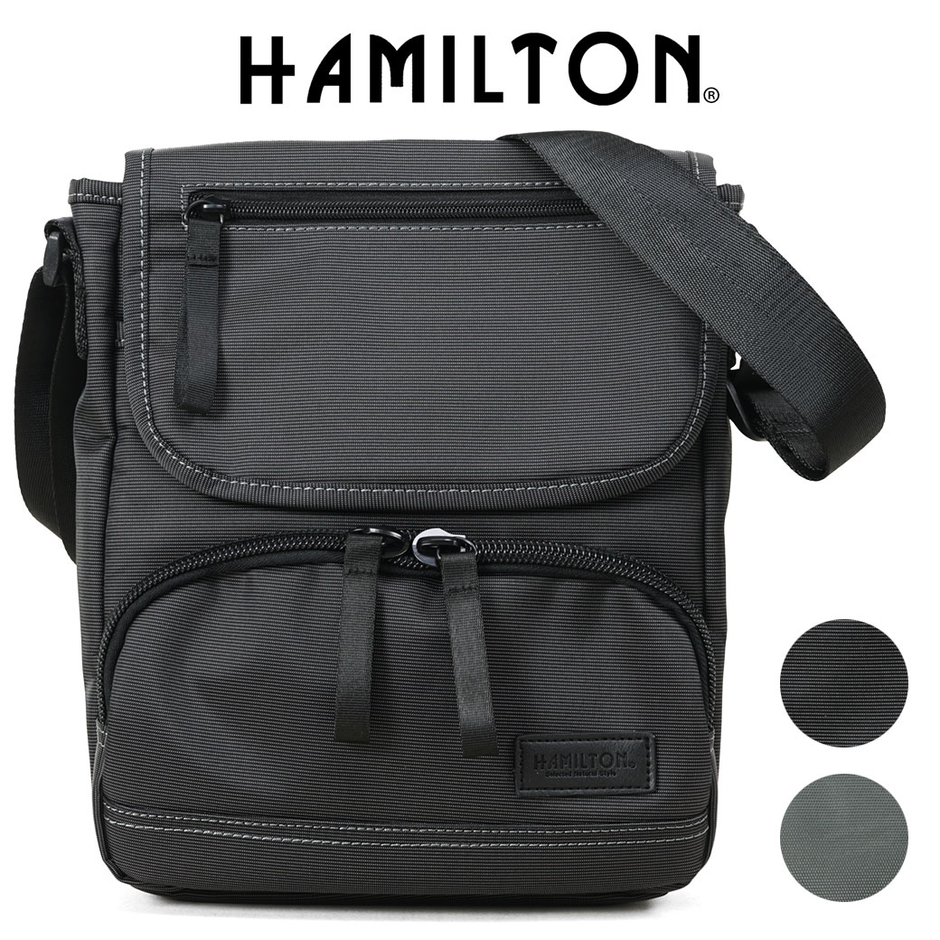 Hamilton ハミルトン ブランド ショルダーバッグ メンズ バッグ ドビーナイロンショルダー 縦型 メンズバッグ バッグ 限定クーポン発行中 斜めがけ 軽量 メンズ バッグ 海外旅行バッグ Nylon アスカショップ ビジネス 鞄 財布規則正しい連続模様を織り